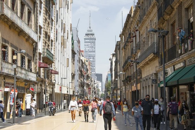 pedestrian zone mexico city