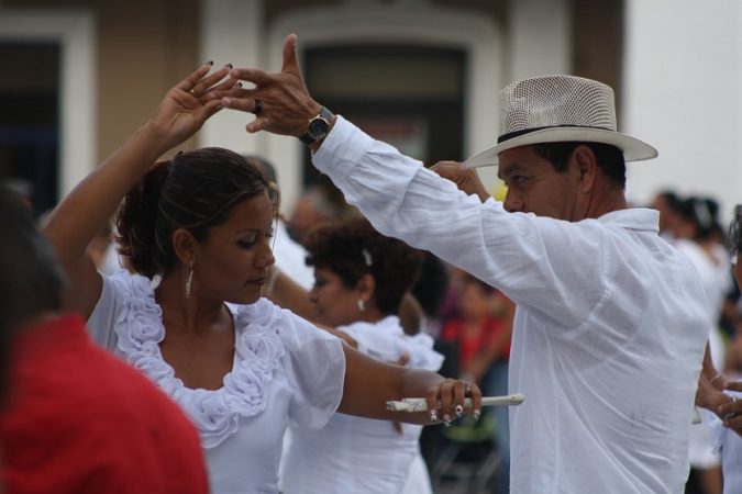 Danzon mexican couple. 