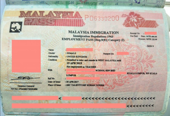 employment pass Malaysia