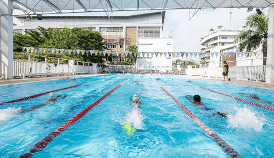 swimming