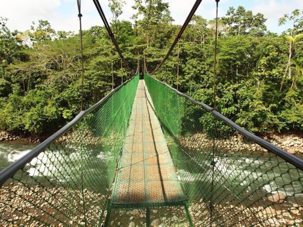 suspension bridge in Monteverde