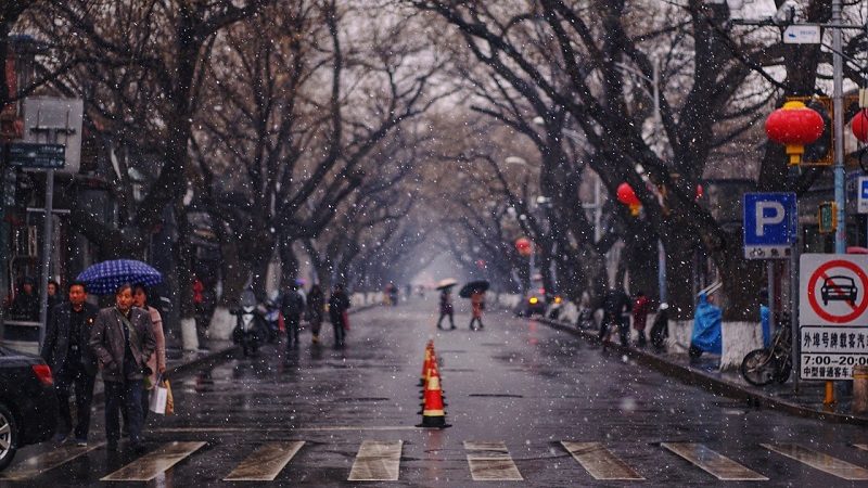 Beijing in the winter