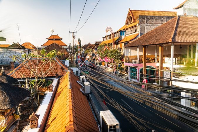 the road in Ubud