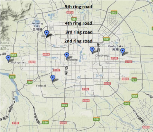 Beijing’s ring roads