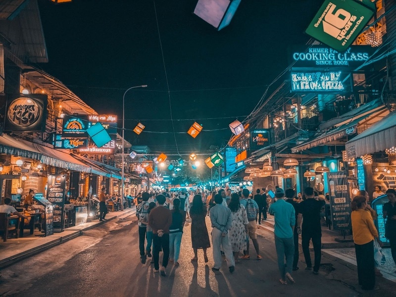 Pub Street in Siem Reap