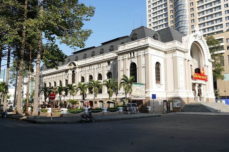 Ho Chi Minh City Opera House in District 1.
