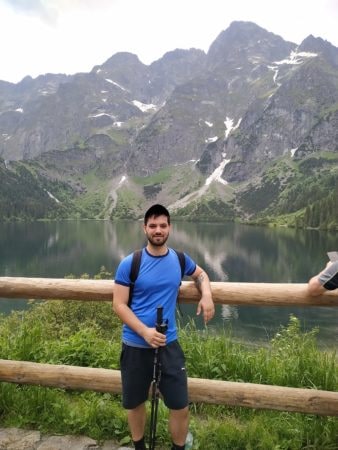 hiking in Poland.