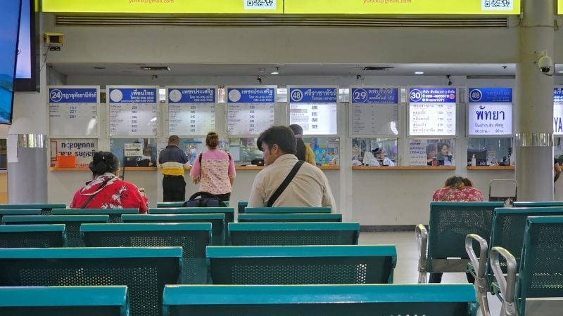 Ticket Counter at Mo Chit Bus Terminal