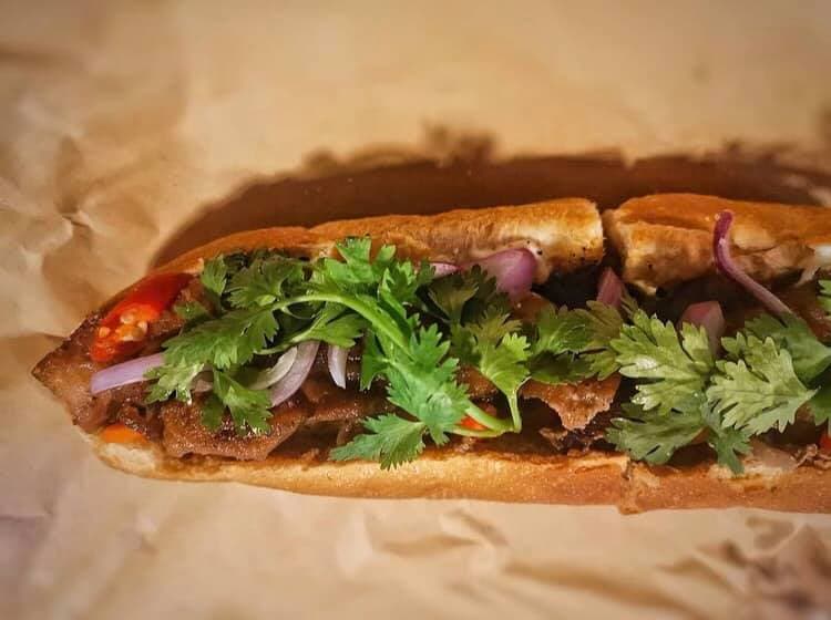 The Bahn Mi sandwiches from Bun Me & More in Bangkok are perfection in every bite.