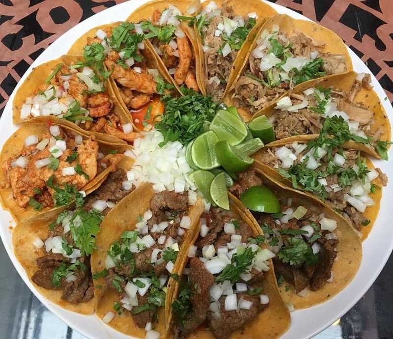 Make it a party! Get the taco platter from Tacos & Salsa in Bangkok
