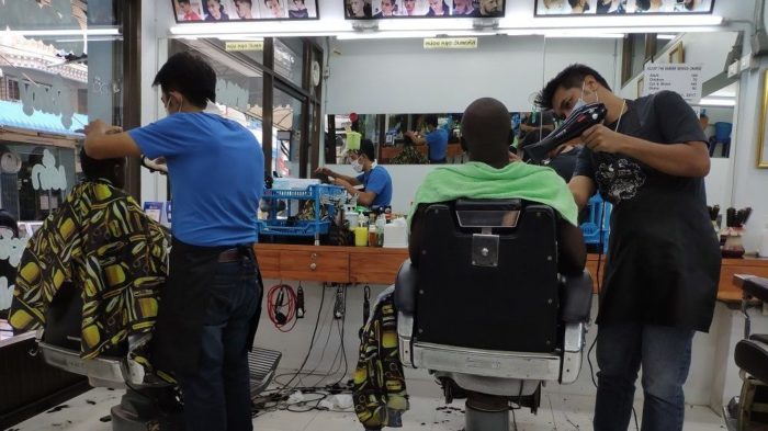 local barber in Bangkok