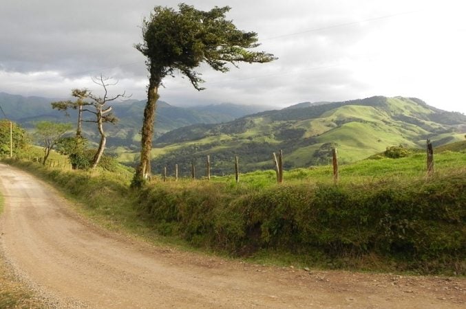 road condition in Costa Rica
