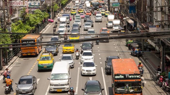 road in Thailand