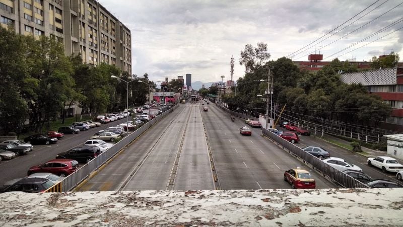 road inside mexico city