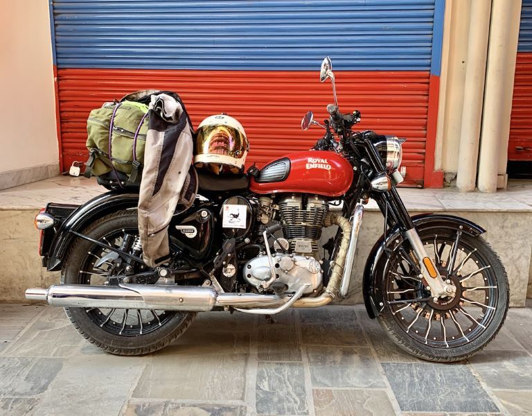 Phoebe's royal enfield classic 350