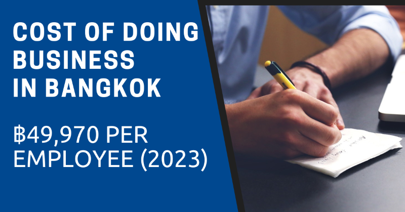 Cost of Doing Business in Bangkok: ฿49,970 per Employee (2023) covere picture