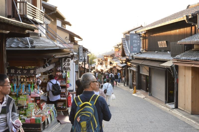 rue piétonne à Kiyomizu