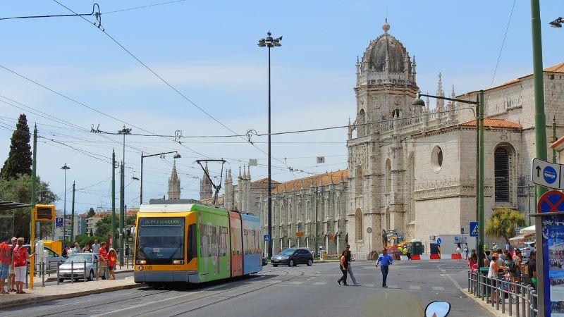 tram in Lisbon