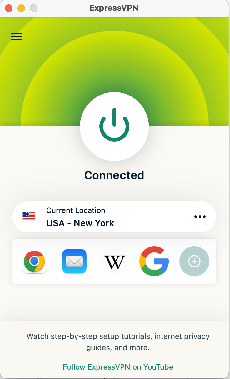 ExpressVPN ใช้งานง่ายมากแม้บนไอโฟน