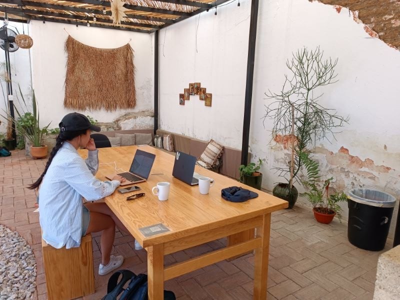 co-working space in Oaxaca.