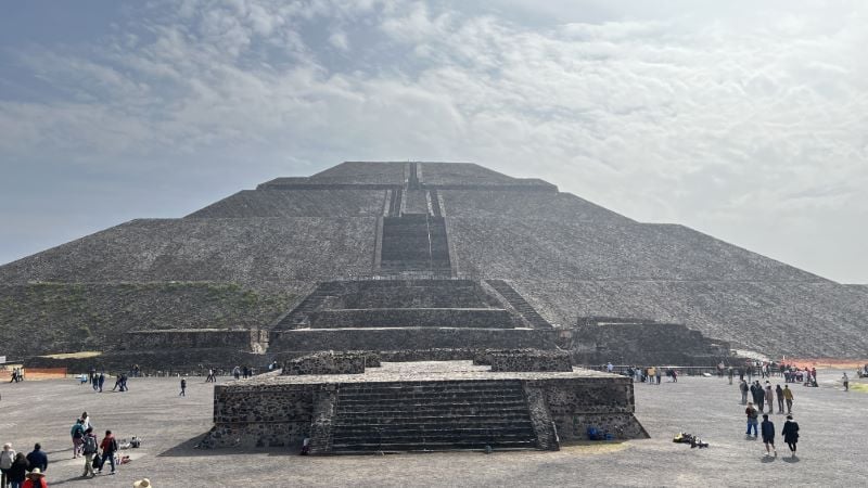 pyramid in Mexico. 