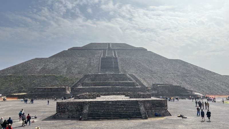 pyramid in Mexico.