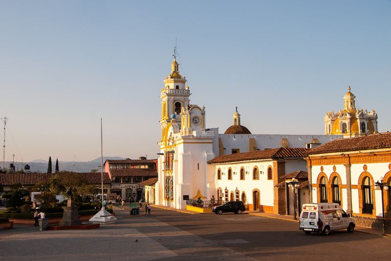 Chignahuapan church in Mexico