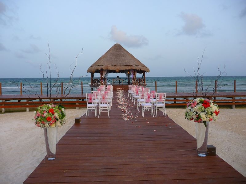 งานแต่งงานที่ชายหาดในเม็กซิโก