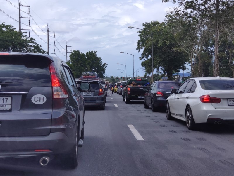 Autofahren während der Feiertage in Thailand