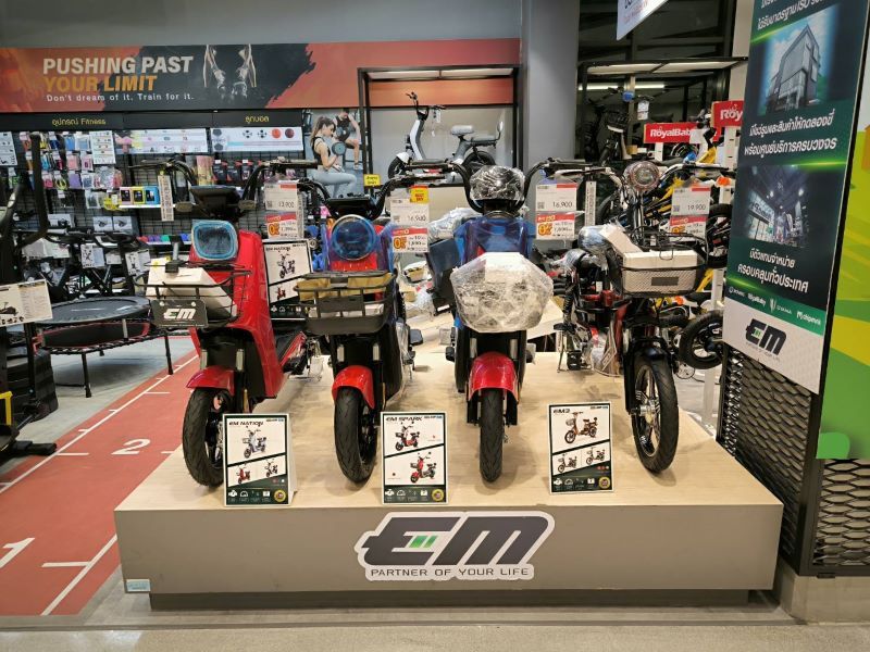 Stand für elektrische Motorräder