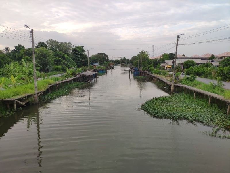 Canal in Min Buri, Bangkok