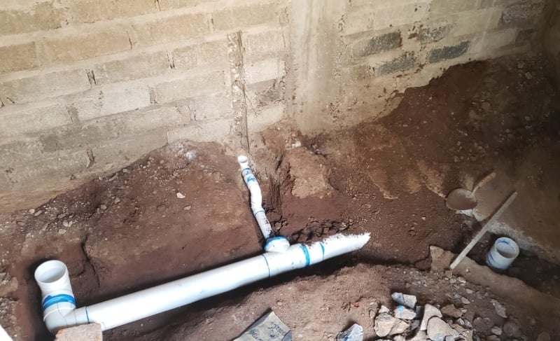 bathroom plumbing