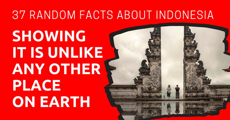 37 Random Facts About Indonesia Showing It Is Unlike Any Other Place on Earth