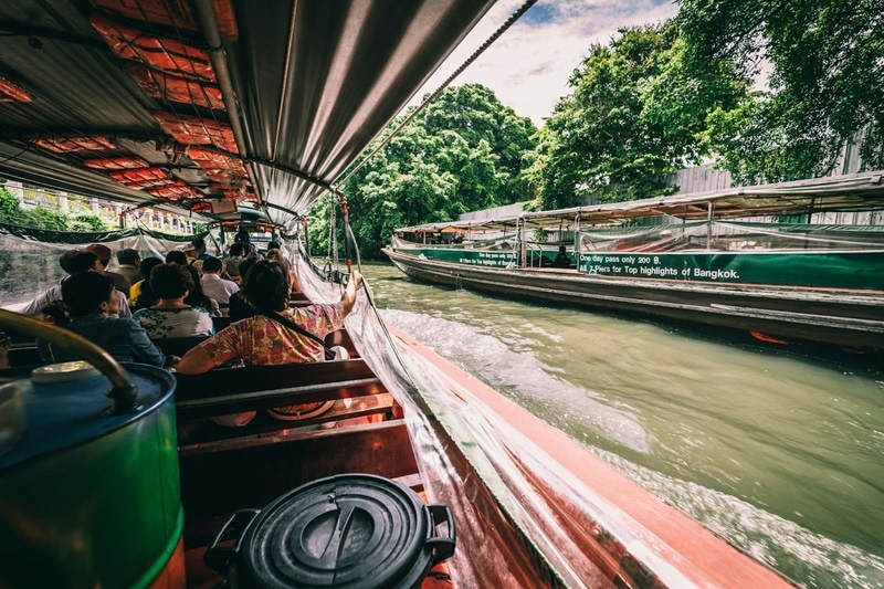 Boat service in Bangkok