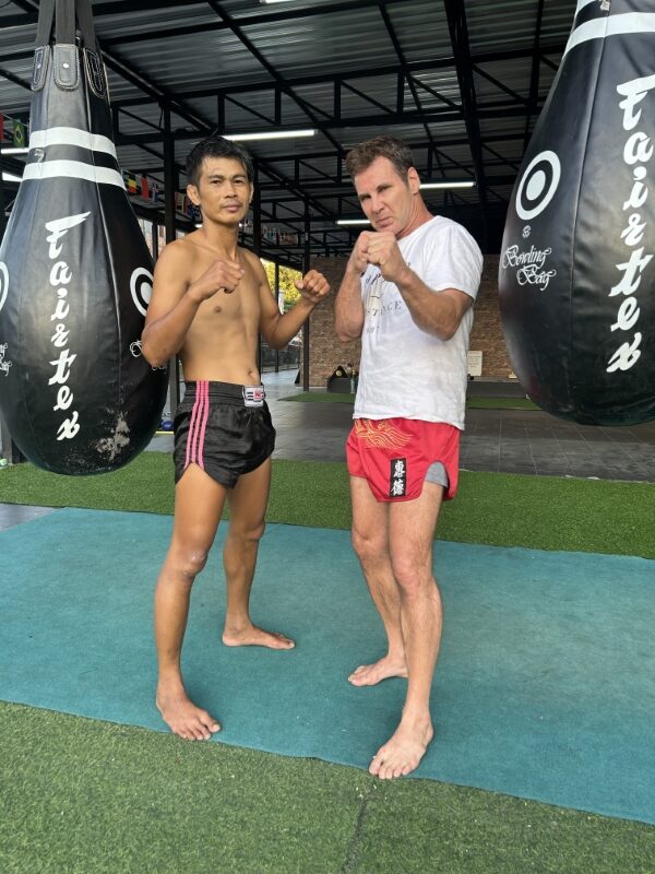 Joseph Kelly training Muay Thai