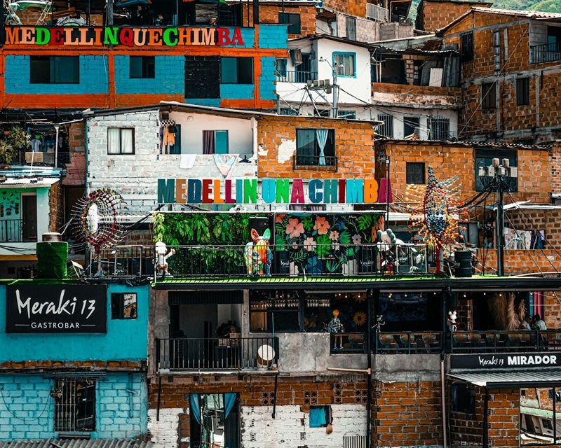 Colorful and quirky Medellín in Colombia.