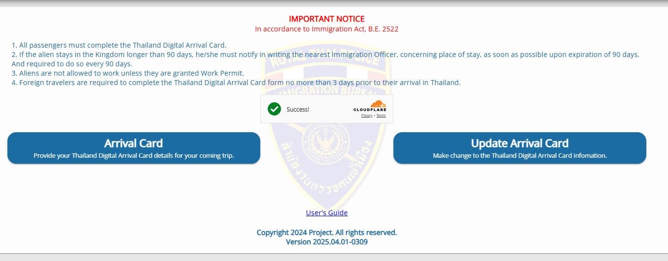 TDAC Thailand