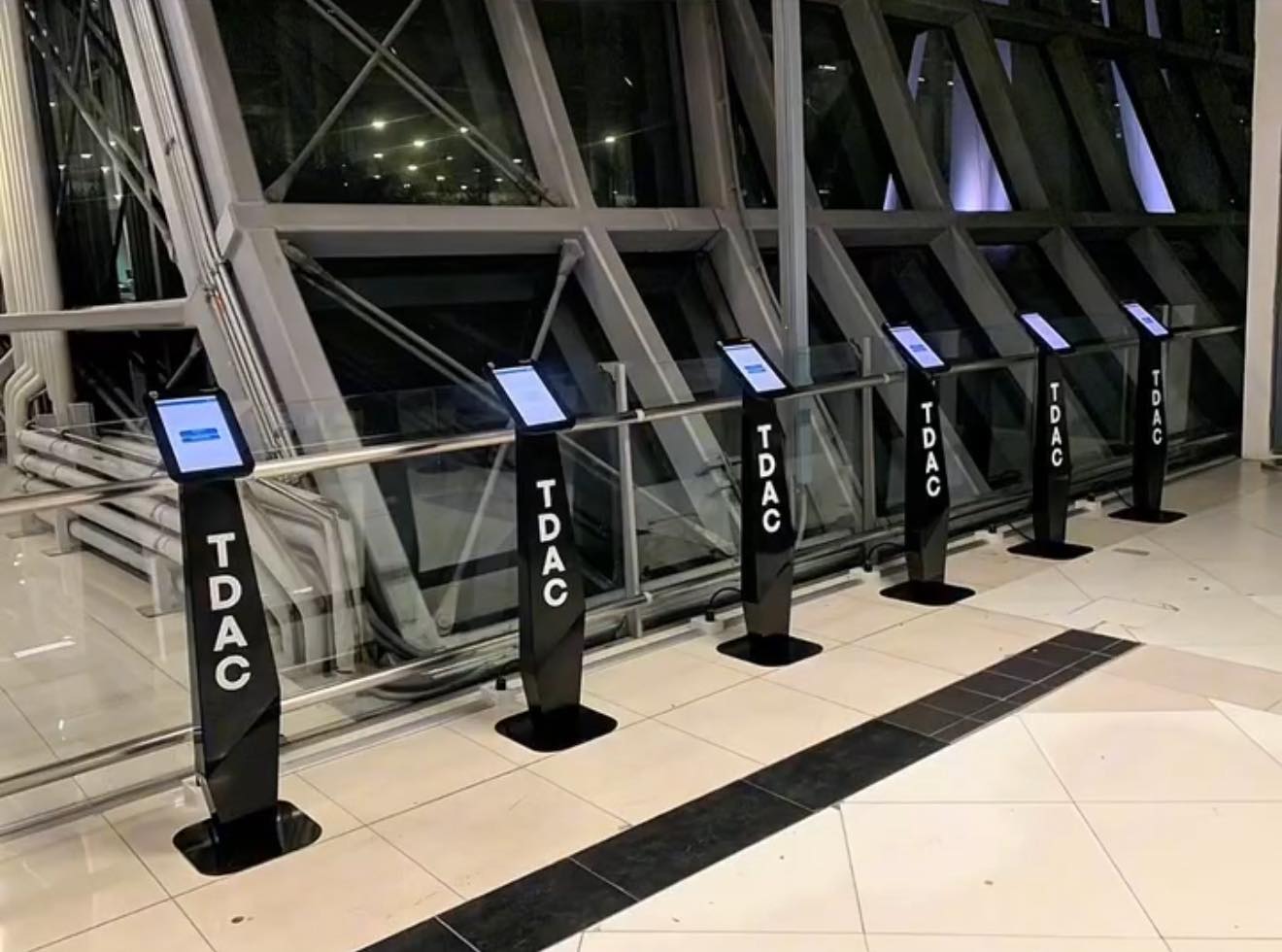 TDAC kiosk at Thailand airports