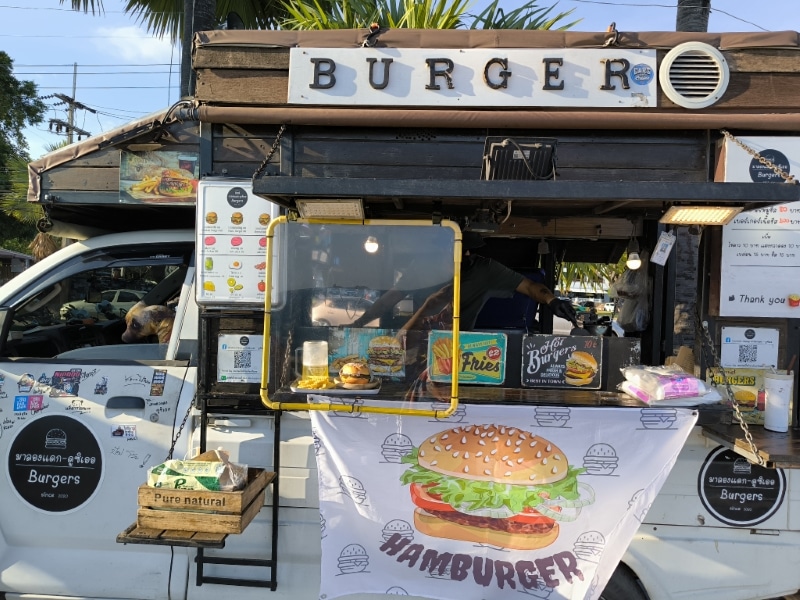 burger food truck in Sattahip