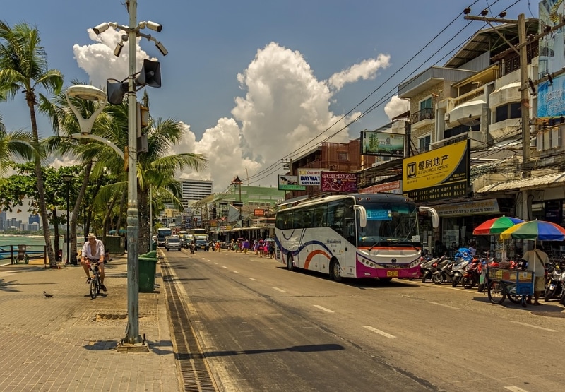 raod in Central Pattaya