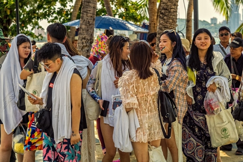 tourist in pattaya