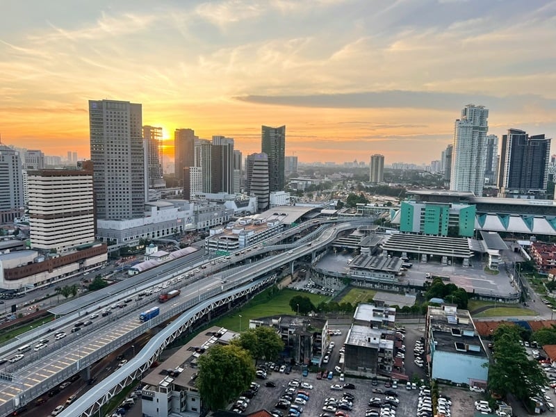 Johor Bahru in Malaysia und öffentliche Verkehrsmittel