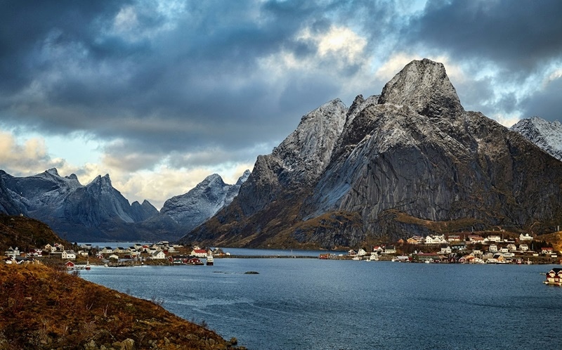 Norway's stunning fjords offer natural beauty and peaceful living.