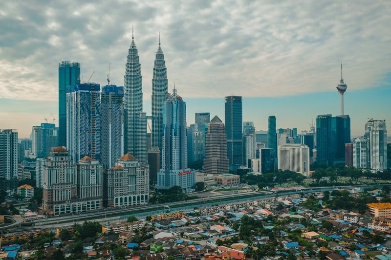 Petronas Twin Towers, eines der Wahrzeichen von Kuala Lumpur.