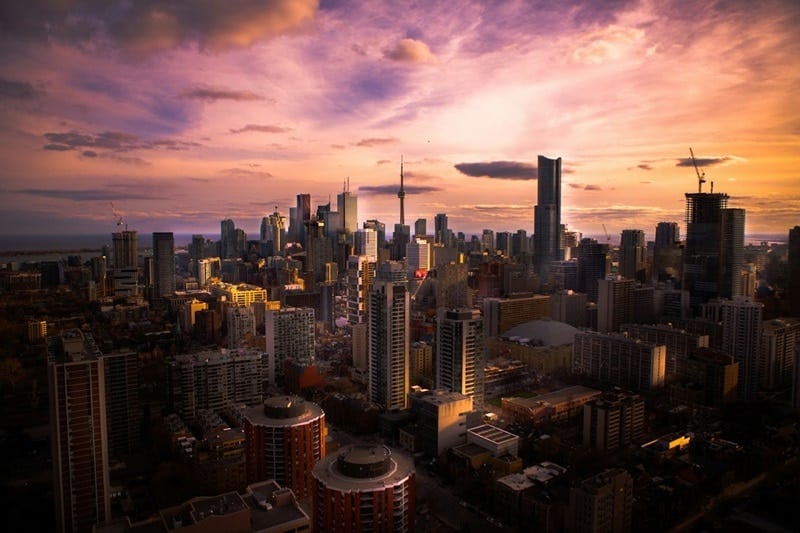 A new horizon in Toronto, Canada.