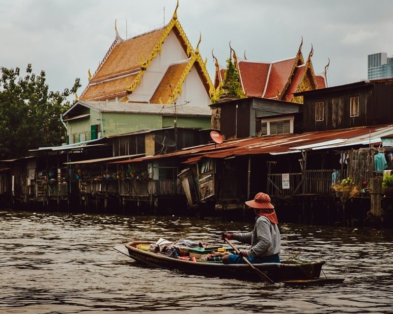 Bangkok from the waterways.