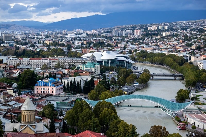 Kura River in Georgia