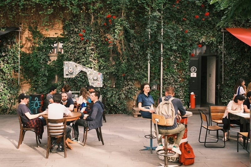 Cozy cafe in Georgia