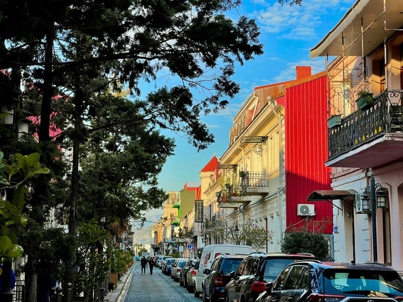 Colorful building in Batumi