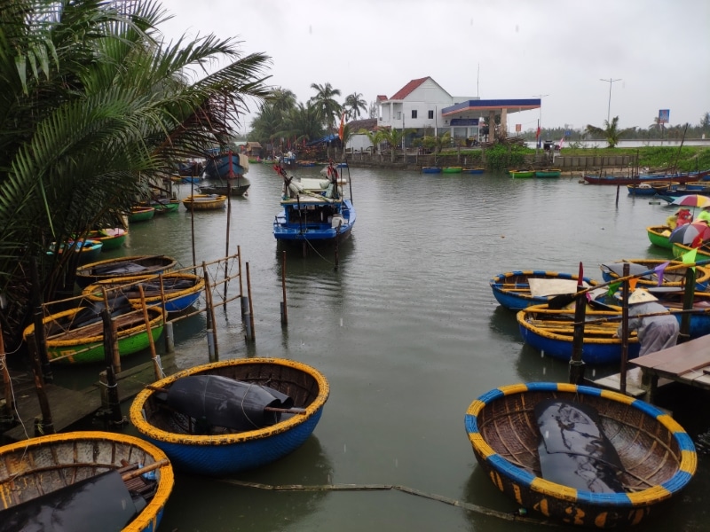 tour en paniers en noix de coco à Danang
